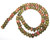 1 Dozen Unakite 8x5mm Puff Rondelle Semiprecious Gemstone Beads