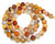 6mm Round Semiprecious Gemstone Beads - Crazy Lace Agate