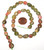 1 Strand of Unakite 7x10mm Irregular Nuggets Semiprecious Gemstone Beads