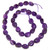 1 Strand of Amethyst 7x10mm Irregular Nuggets Semiprecious Gemstone Beads