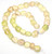 1 Strand of Lemon Jasper 7x10mm Irregular Nuggets Semiprecious Gemstone Beads