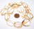 1 Strand of Semiprecious Gemstone Large Nugget Beads - Citrine
