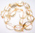 1 Strand of Semiprecious Gemstone Large Nugget Beads - Citrine