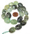 1 Strand of Semiprecious Gemstone Large Nugget Beads - Prehnite