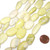 1 Strand of Semiprecious Gemstone Large Nugget Beads - Lemon Jasper