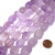 1 Strand of Semiprecious Gemstone Large Nugget Beads - Mauve Jade
