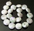 Peace Jade 20mm Puff Coin Semiprecious Gemstone Beads