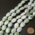 1 Strand of 13x18mm Puff Oval Semiprecious Gemstone Beads - Peace Jade