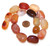 1 Strand of Semiprecious Gemstone Large Nugget Beads - Natural Carnelian