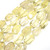 Semiprecious Gemstone Large Nugget Beads - Faceted Lemon Quartz