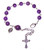 Amethyst Beaded Rosary Bracelet Making Kit