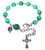 Malachite Beaded Rosary Bracelet Making Kit