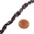 6 Deep Garnet Picasso 12x8mm Czech Pressed Glassed Rectangle Beads