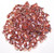 4mm Czech Glass Button Beads - Crystal Capri Gold