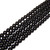 8mm Round Semiprecious Gemstone Beads - Jet