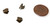 50 Antique Bronze 6x8mm Crimp Caps 50 Antique Bronze 6x8mm Crimp Caps