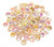 Czech 1-Hole 6mm Lentil Beads - Crystal Lemon Rainbow