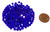50 Royal Blue 4mm Glass Crystal Bicones