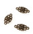 20 Antique Bronze 18x8mm Flower Connectors 20 Antique Bronze 18x8mm Flower Connectors