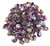 Czech 7mm Pinch Beads - Crystal Magic Purple