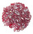 2.5x6mm Czech Glass Rizo Beads - Red Celsian Matte