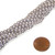 1 Strand of Czech Glass 4mm Pearl Beads - Silver
