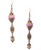 Blossoming Rhodonite Earrings Beaded Jewelry Making Kit