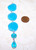 Blue Crystal Coin Icicle Beaded Ornament Making Kit