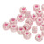 Matubo Size Seed Beads - Ionic White Pink Matubo Size Seed Beads - Ionic White Pink
