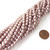 1 Strand of Czech Glass 6mm Pearl Beads - Light Amethyst 1 Strand of Czech Glass 6mm Pearl Beads - Light Amethyst