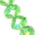 Peridot 12x9mm Glass Crystal Rondelles