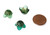 5 Czech Glass 15x9mm 4-Petal Flower Bell Beads - Dark Green Bronze 5 Czech Glass 15x9mm 4-Petal Flower Bell Beads - Dark Green Bronze