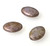 6 Czech Glass Pressed Glass Lila Bronze Luster 14x20mm Oval Beads