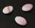6 Czech Glass Pressed Glass Pink Swirl 14x20mm Oval Beads 6 Czech Glass Pressed Glass Pink Swirl 14x20mm Oval Beads