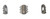 2 Antique Bronze 18x14mm Super Strong 3-Strand Magnetic Clasps 2 Antique Bronze 18x14mm Super Strong 3-Strand Magnetic Clasps