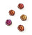 Czech Glass 8mm Hawaii Flower Beads - Sliperit Full