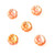 Czech Glass 8mm Hawaii Flower Beads - Opaque Hyacinth Full AB