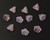 10 Czech Glass 12x10mm Flower Bell Beads - Light Pink Opal 10 Czech Glass 12x10mm Flower Bell Beads - Light Pink Opal