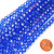 1 Strand of Sapphire AB 8x5mm Crystal Rondelles