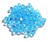 Aqua AB Preciosa 6mm Czech Glass Crystal Bicone Beads Aqua AB Preciosa 6mm Czech Glass Crystal Bicone Beads