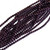 Czech Glass 6mm Pearl Beads - Eggplant Czech Glass 6mm Pearl Beads - Eggplant