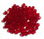 6mm Ruby Red Glass Crystal Bicone Beads