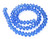1 Strand of Sapphire 8x5mm Glass Crystal Rondelles