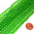 1 Strand of Emerald 8x5mm Glass Crystal Rondelles