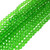 Emerald 8x5mm Glass Crystal Rondelles