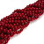 Czech Glass 6mm Pearl Beads - Bright Red
