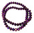 Metallic Purple 8x5mm Glass Crystal Rondelles