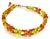 Citrus Glow DIY Beaded Anklet Jewelry Making Kit