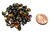 25 Czech Pip Beads - Crystal Magic Copper