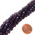 1 Strand of 6mm Glass Crystal Rounds - Plum